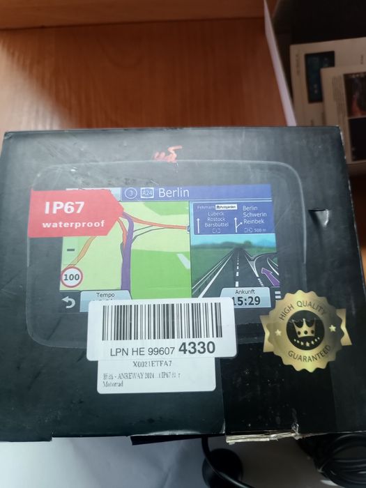 Мото-навигатор IP67+CarPlay/Android auto