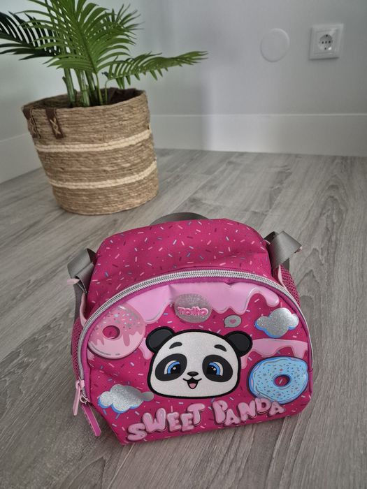 Pack Mochila + Lancheira + Estojo Totto Panda Sweet