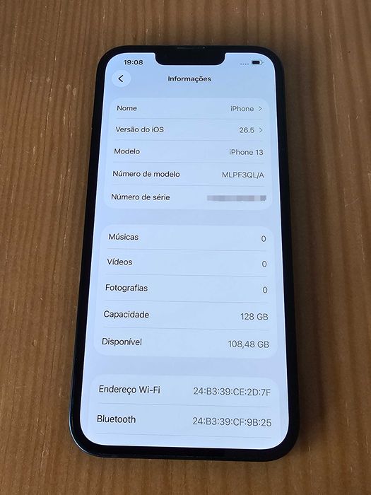 Iphone 13 128Gb. 87% Bateria. Muito bom. Tudo de origem