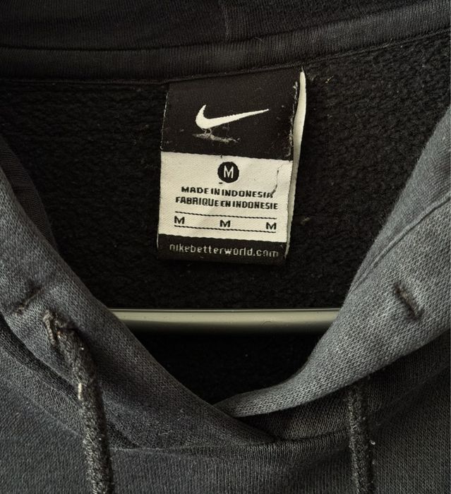 Czarna bluza z kapturem, Nike!