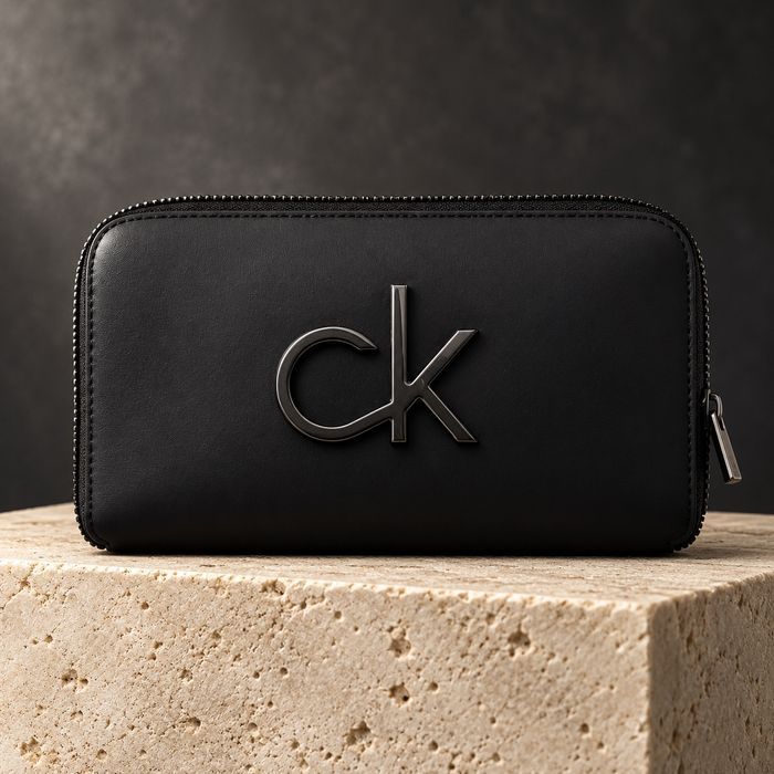 ЦІНА БУЛА 1500!Жіноча брендова сумка Calvin Klein чорного кольору,,клатч для жінок