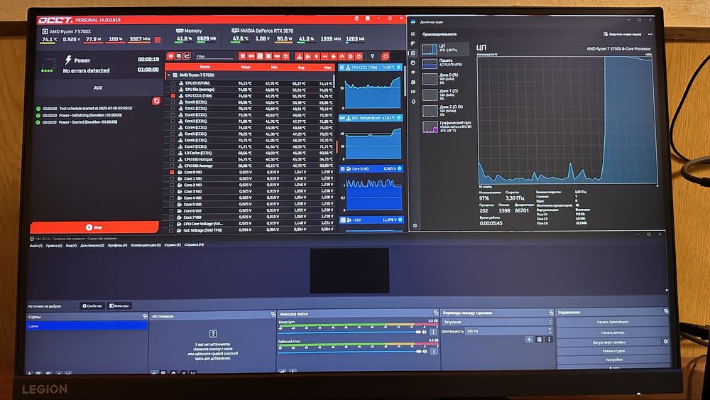 Игровий ПК Rezyn 7/DDR 4 16GB RAM/RTX 3070