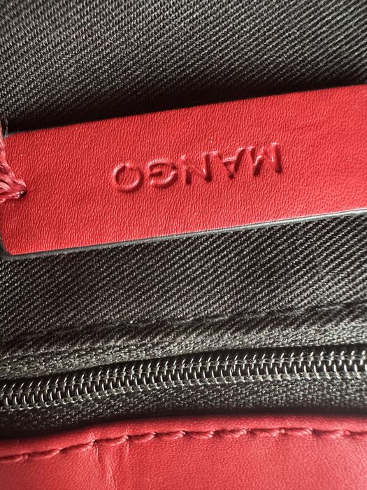 Замшева сумка MANGO