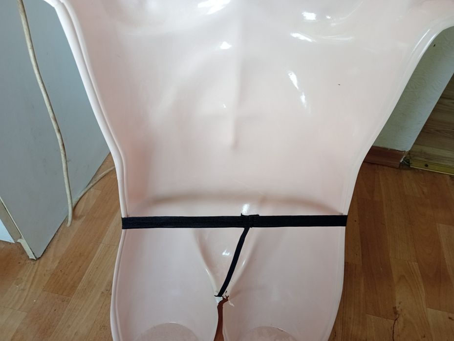 Stringi męskie siatka+ala LaTeX na zamek