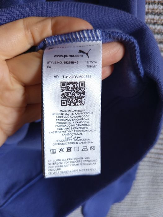 кофта puma на блискавці