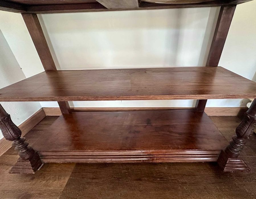 Aparador/Bancada Antiga de Talho / Consola Antiga de Estilo Eclético