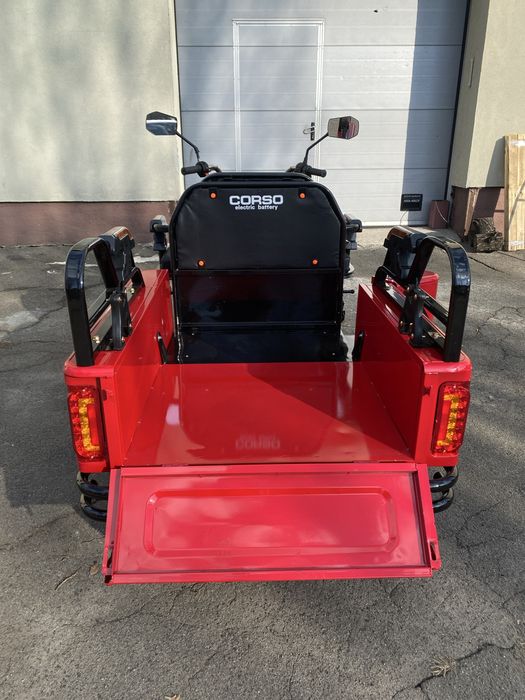 Електричний трицикл із кузовом CORSO HARDY-10 S 1200W-60V-38Ah