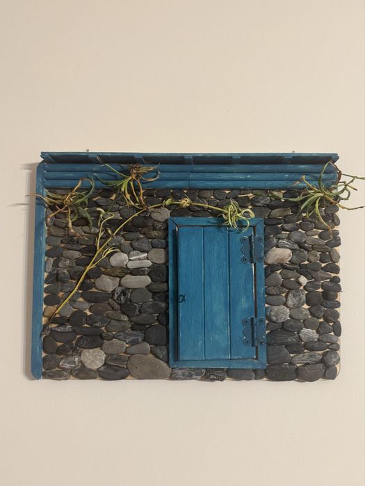 Casa decorativa c/ pedras de Nazaré