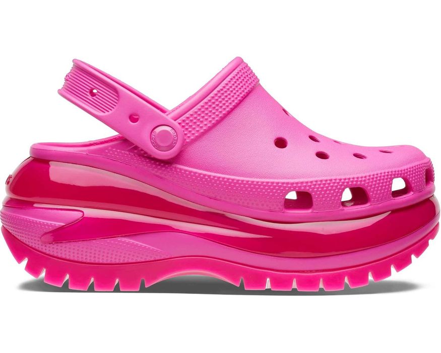 Сабо Crocs mega crush clog фуксія оригінал  37, 39