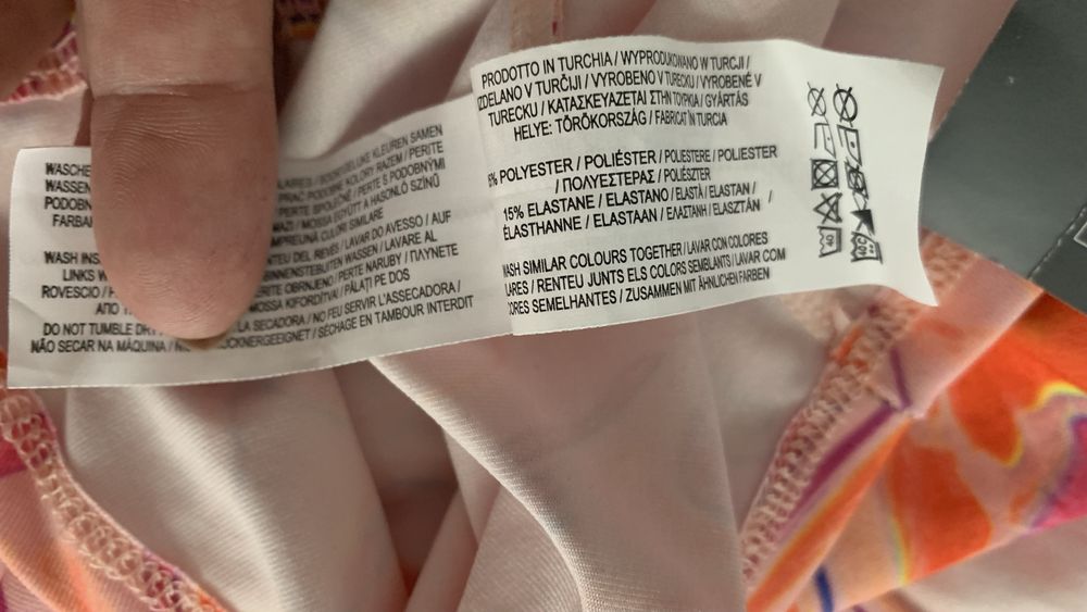 Bluzka Roz z metki 2XL firmy Primark