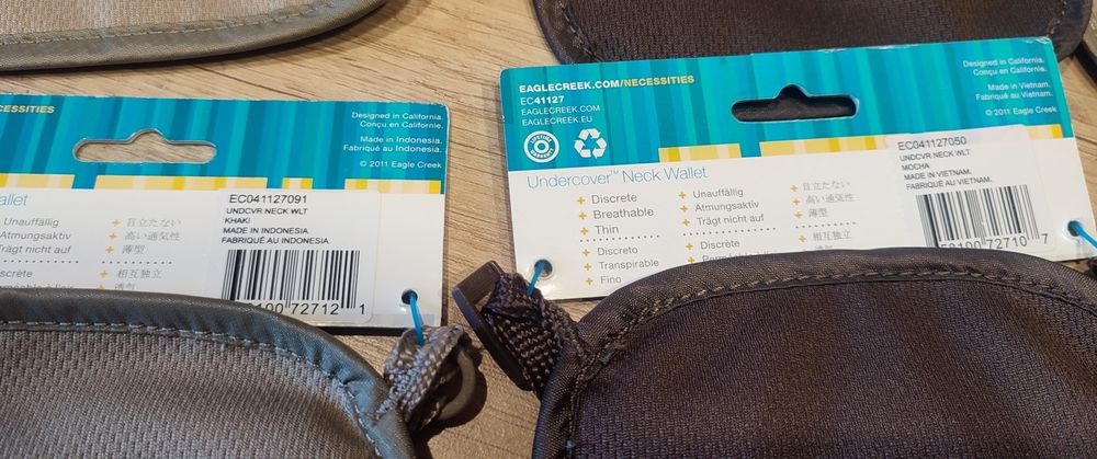 Ультралегкий шелковый кошелек барсетка McNETT ремень скрытого ношения