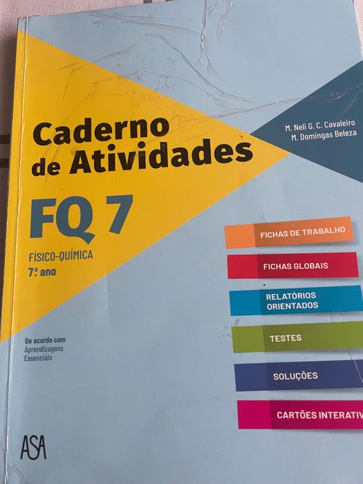 Caderno de atividades físico-química