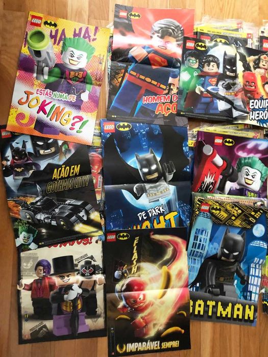 Lote 63 Revistas LEGO® DC Batman - Sem Minifiguras