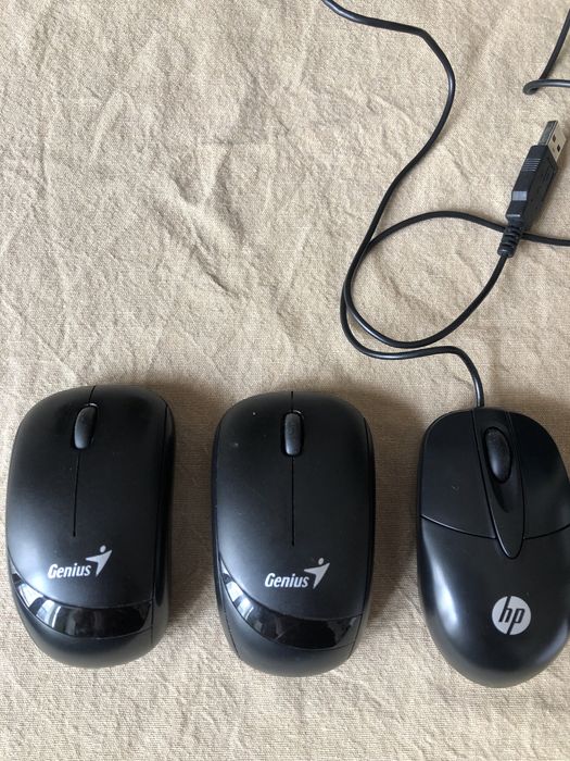 3 Ratos - 2 wireless (Genius) + 1 HP (com fio)64740199552641120