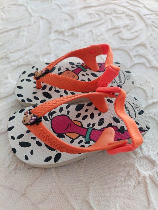 Havaianas para criança tamanho 20
