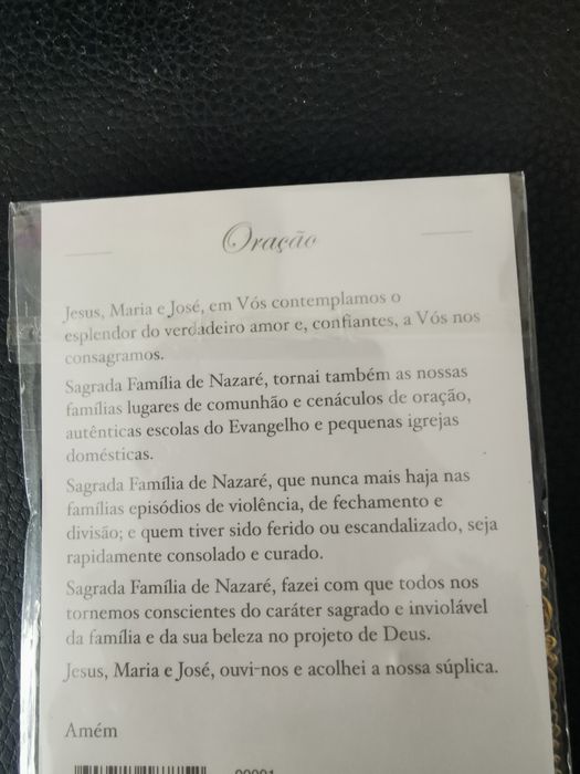 Escapulário dos Santos - Medalha Sagrada Família