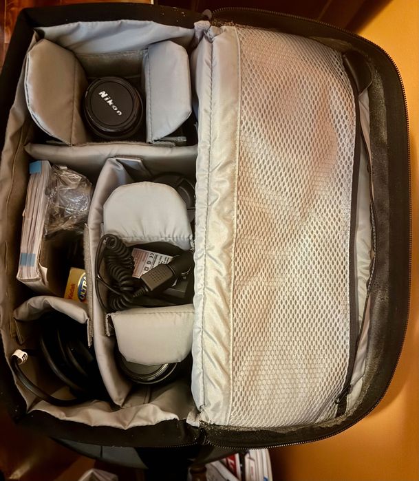 Estojos para máquinas e material fotográfico