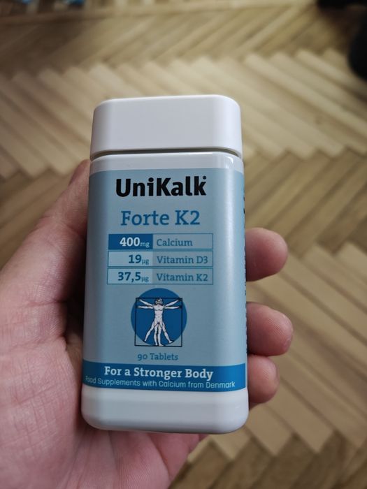 ЗНИЖКА 50%! Вітаміни Форте К2+D3  з кальцієм.