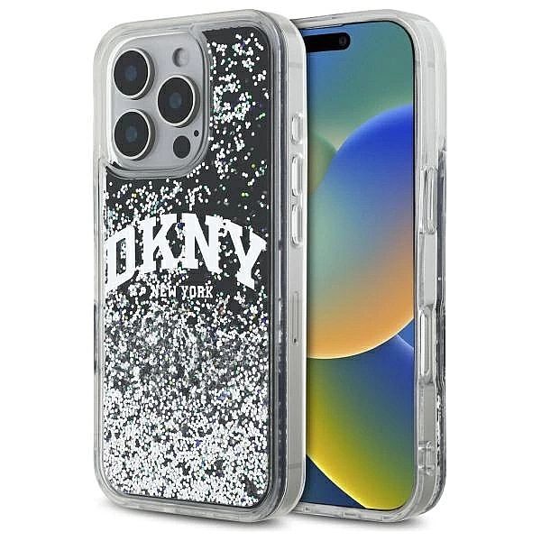 DKNY DKHCP16LLBNAEK iPhone 16 Pro 6.3" czarny/black hardcase Liquid Gl