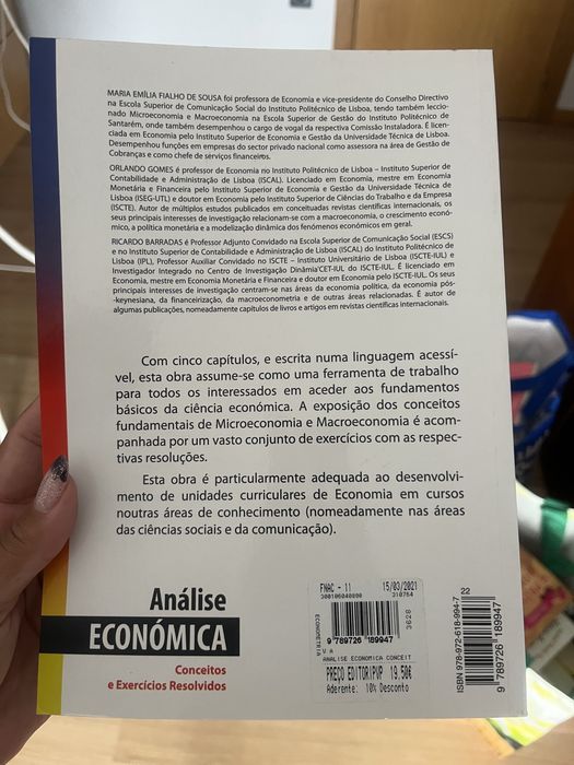 Livro Análise Económica