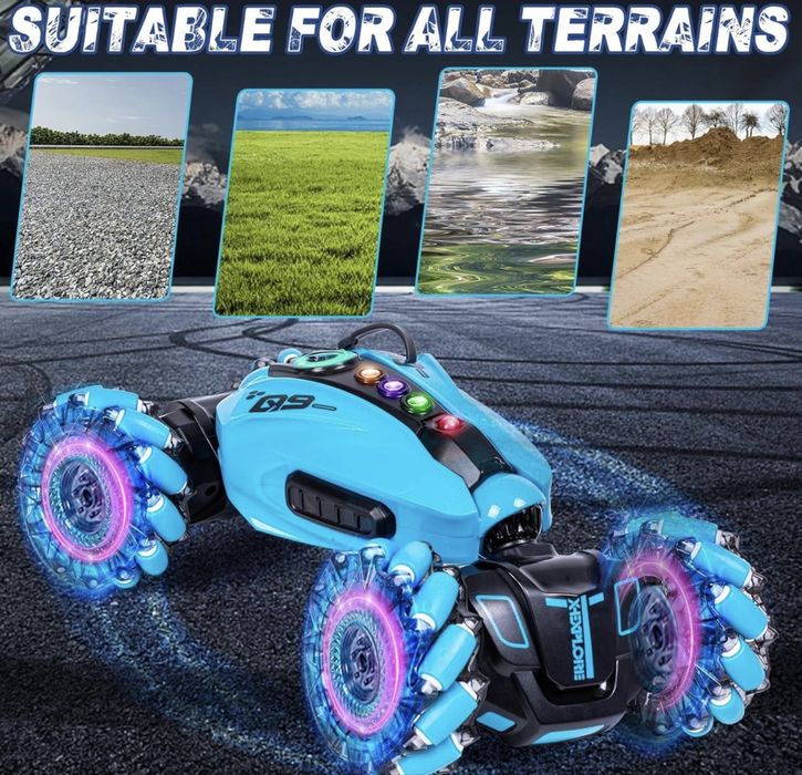 Carro Telecomandado Stunt Car 4WD Controlo por Gestos e Spray de Fumo