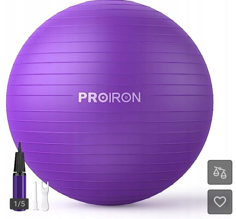 Piłka do ćwiczeń Yogi 65cm + pompka