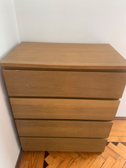 ! Oportunidade ! Comoda Ikea 4 gavetas castanha claro