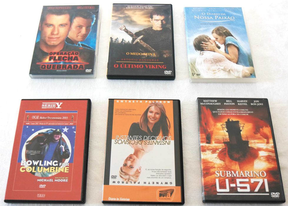 DVDs Originais em muito bom estado