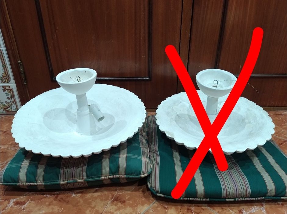 Candeeiro em gesso tecto decorativo casa quarto apartamento vivenda.