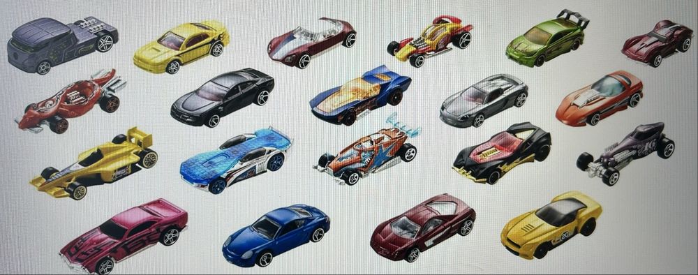 Pack de 20 carros Hot Wheels