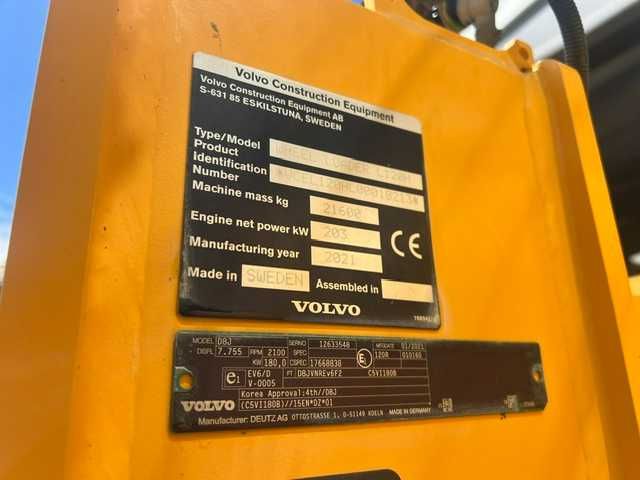 volvo L120H pá carregadora