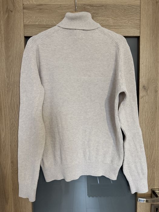 Sweter beżowy H&M L.O.G.G. golf XS