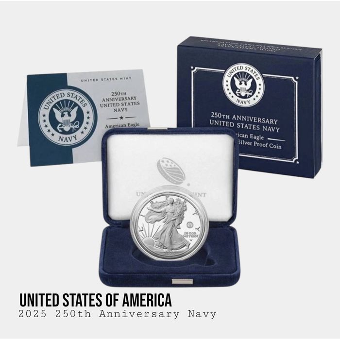 American Silver Eagle Proof 1986-2026 | Срібний орел долар США | Шагайка | Інвестиційна монета | 1 oz Silver | US Mint | OGP COA | USA | Silver Eagle
