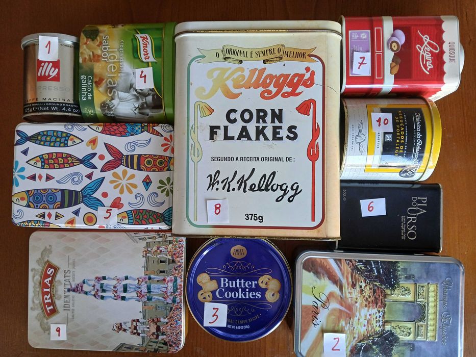Latas Metalicas Decorativas e Colecionaveis