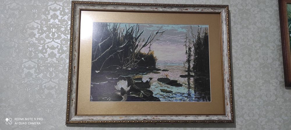 Картина природа вышитая крестиком