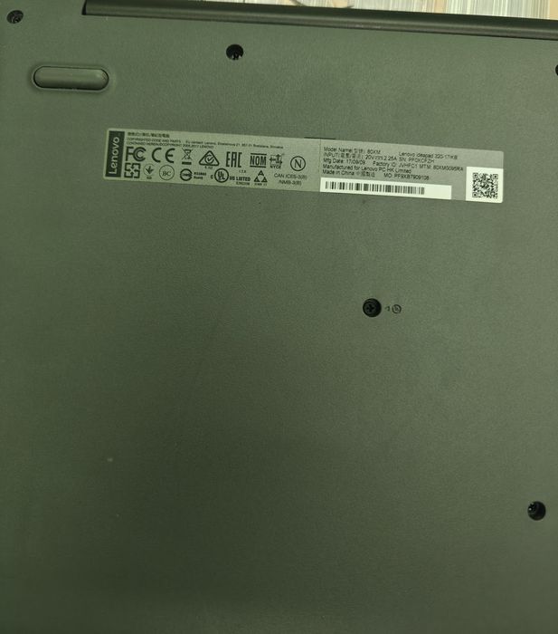 ноутбук Lenovo IdeaPad 320-17IKB (тип 80XM)