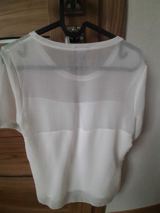 Elegancka biała  bluzka ZARA
