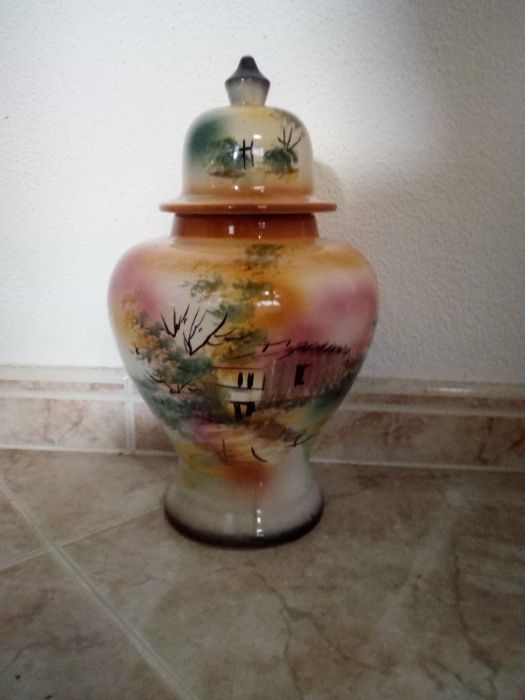 Hand-painted Ceramic Pot