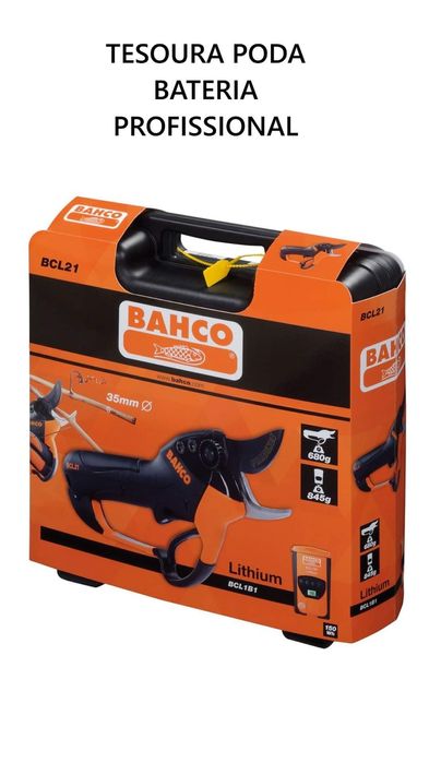 Tesoura Poda Bateria Profissional BAHCO