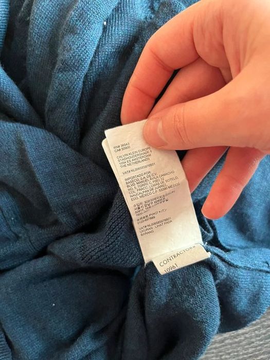 Calvin Klein Extra Fine Merino sweter