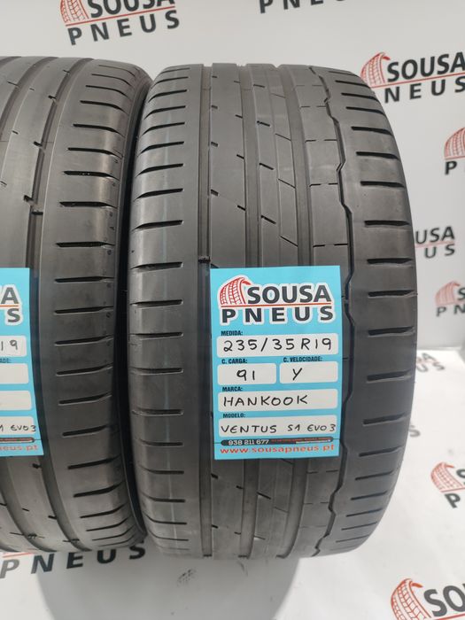 2 pneus semi novos 235-35R19 Hankook - Oferta dos Portes