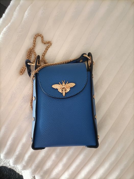 Carteira pequena azul