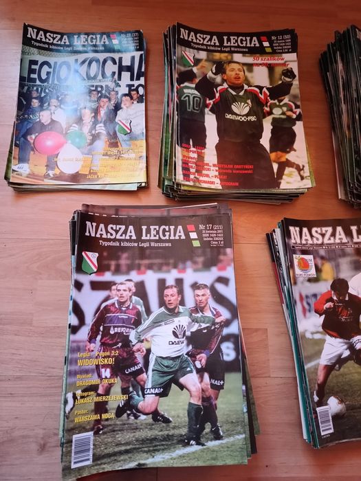 Tygodnik kibiców Legii Warszawa, NASZA LEGIA 238szt 1997 do 2002