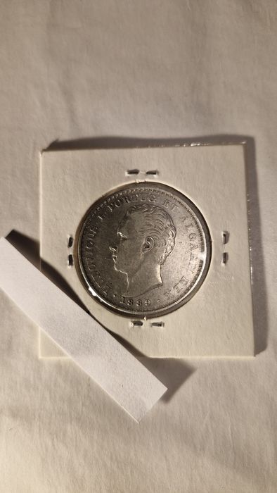 500 Reis D.Luis prata 1886 e outras datas