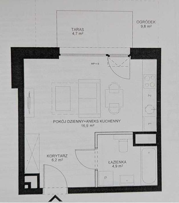 Apartament z ogródkiem, ul. Łąkowa, Osiedle Scala Gdańsk Śródmieście