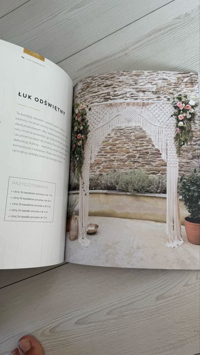 Książka makrama dla początkujących ze sznurkiem w zestawie