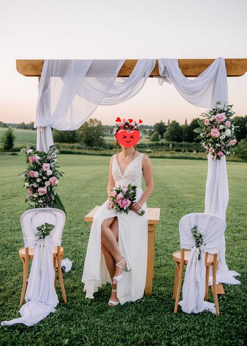 Zjawiskowa i bardzo wygodna sukienka ślubna na ok 175cm