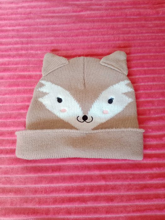 Czapka damska z liskiem