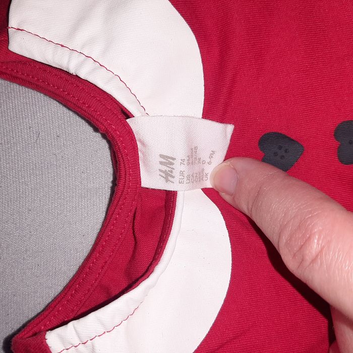 Sukienka świąteczna roz.74 H&M