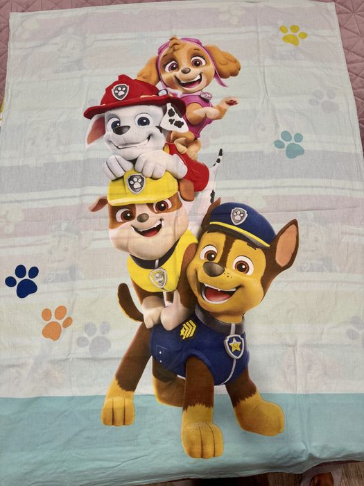 Комплект дитячої постільної білизни Herding Paw Patrol 100% бавовна